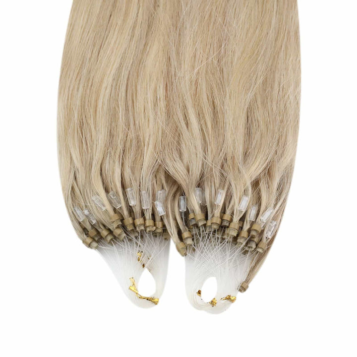 silky straight micro loop hair