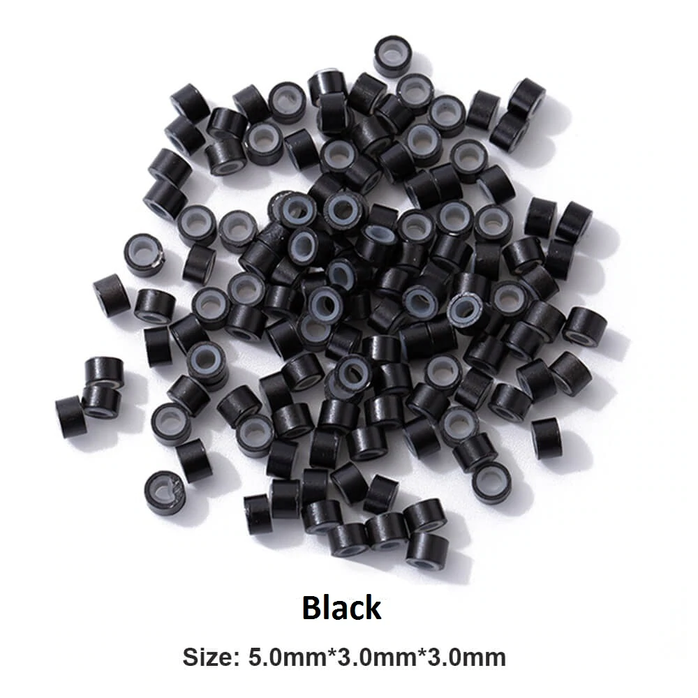 micro ring beads black