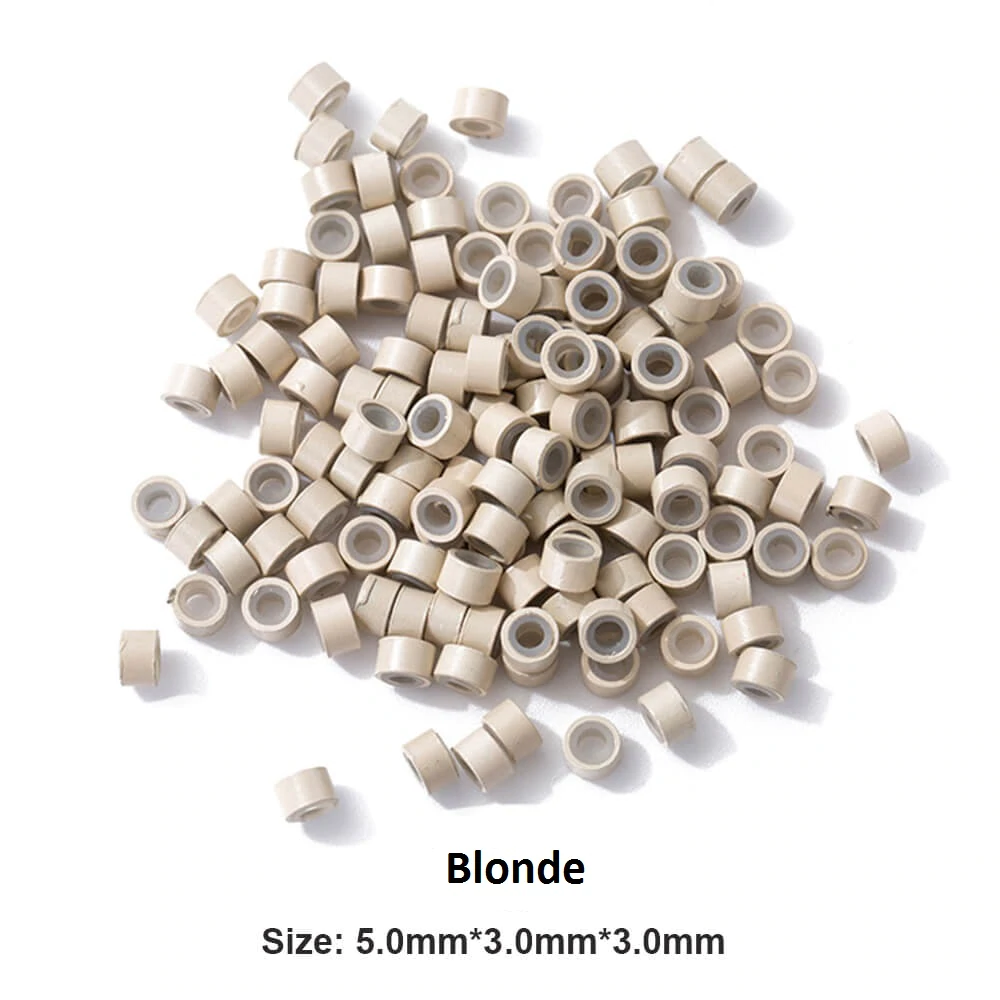 micro ring beads blonde