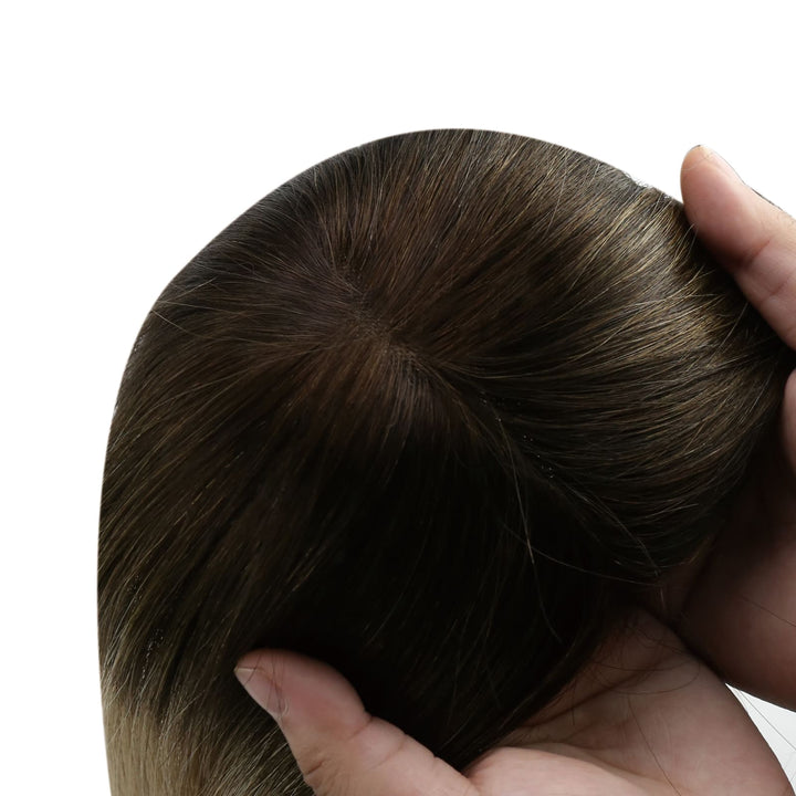 hair topper natural- breathable-scalp