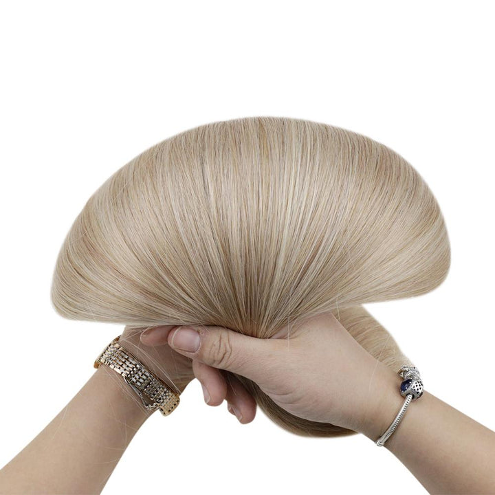 invisible and seamless hair weft