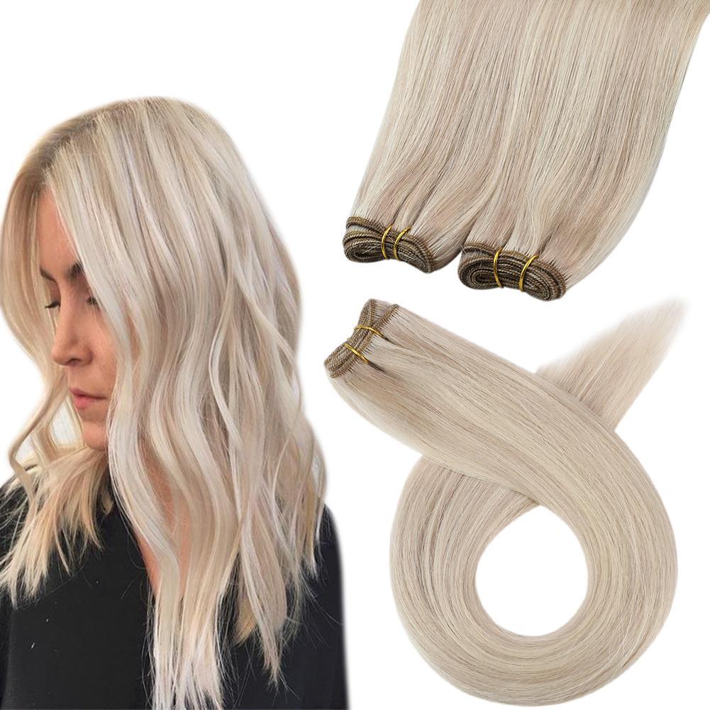 real human virgin hair weft