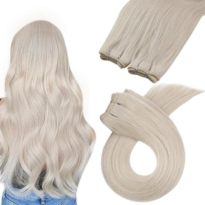 real human hair weft