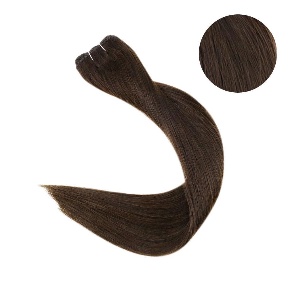 hair weft with thick end