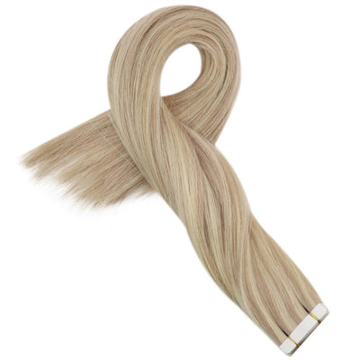 8A quality tape in hair extensions