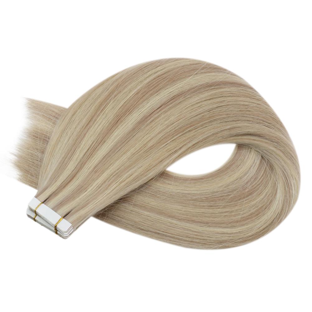 highlights color tape in hair