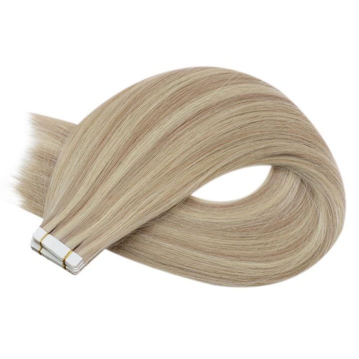 highlights color tape in hair