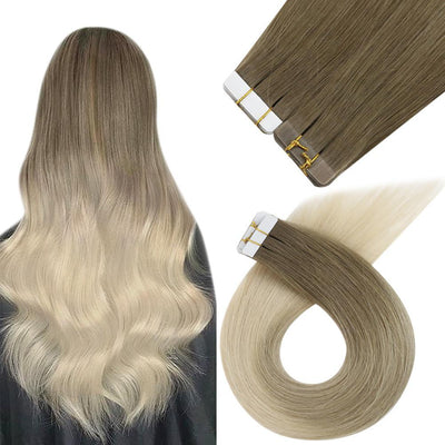 sticky tape in hair extensions for women