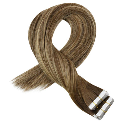 virgin natural tape 100% real human hair extensions