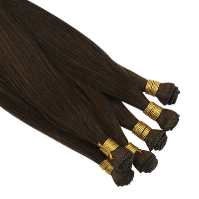 vivien hair virgin hand tied hair extensions 100% human natural hair