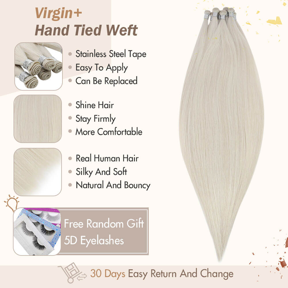 100% real human hair virgin+ Hand-tied match you hair