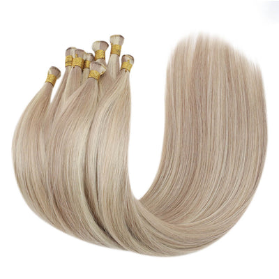 Virgin+ Hand-tied extensions 100% natural real human hair