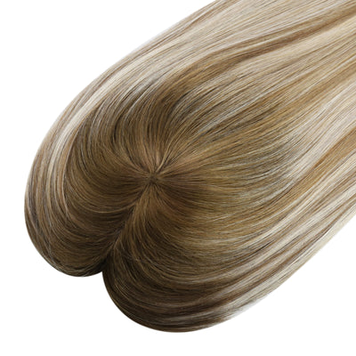 hair topper for woman-Seamless scalp appearance with topper