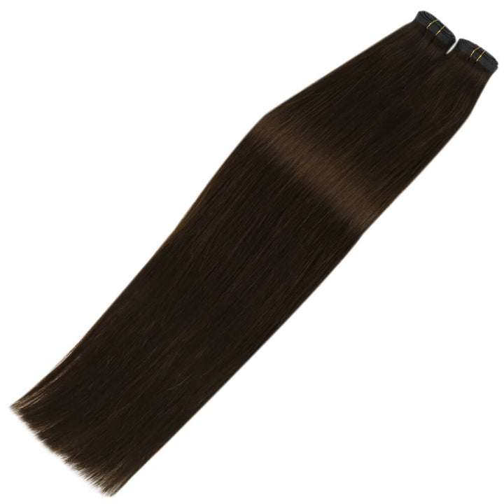 high quality flat silk weft