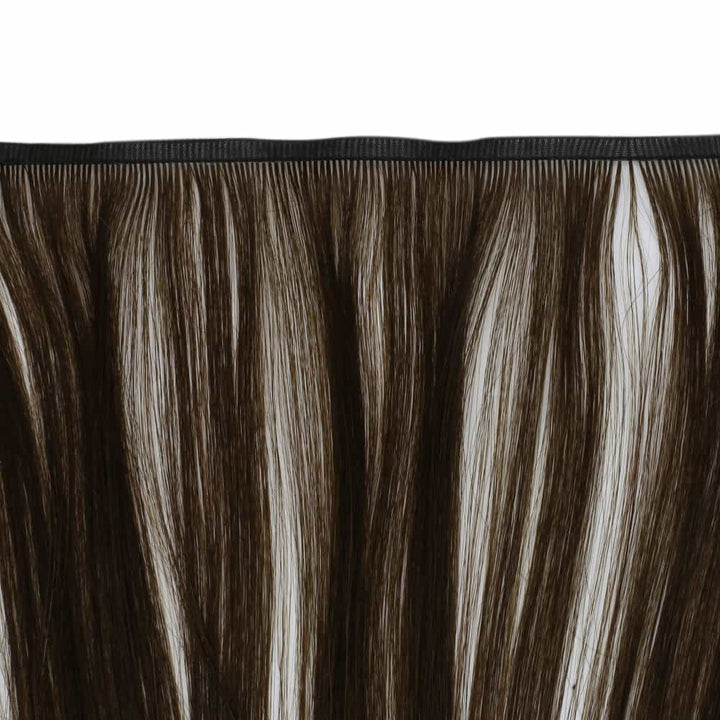 balayage falt silk hair weft