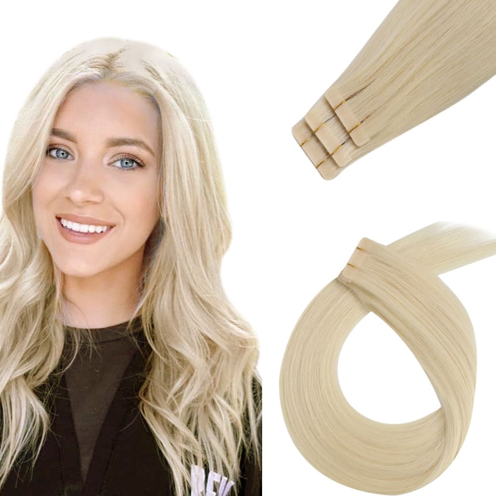 injection tape in hair extensions silky straight
