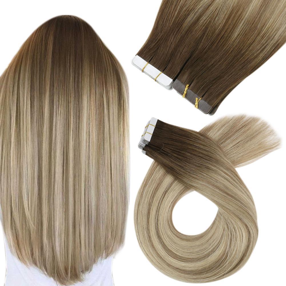 virgin tape in hair extensions for women