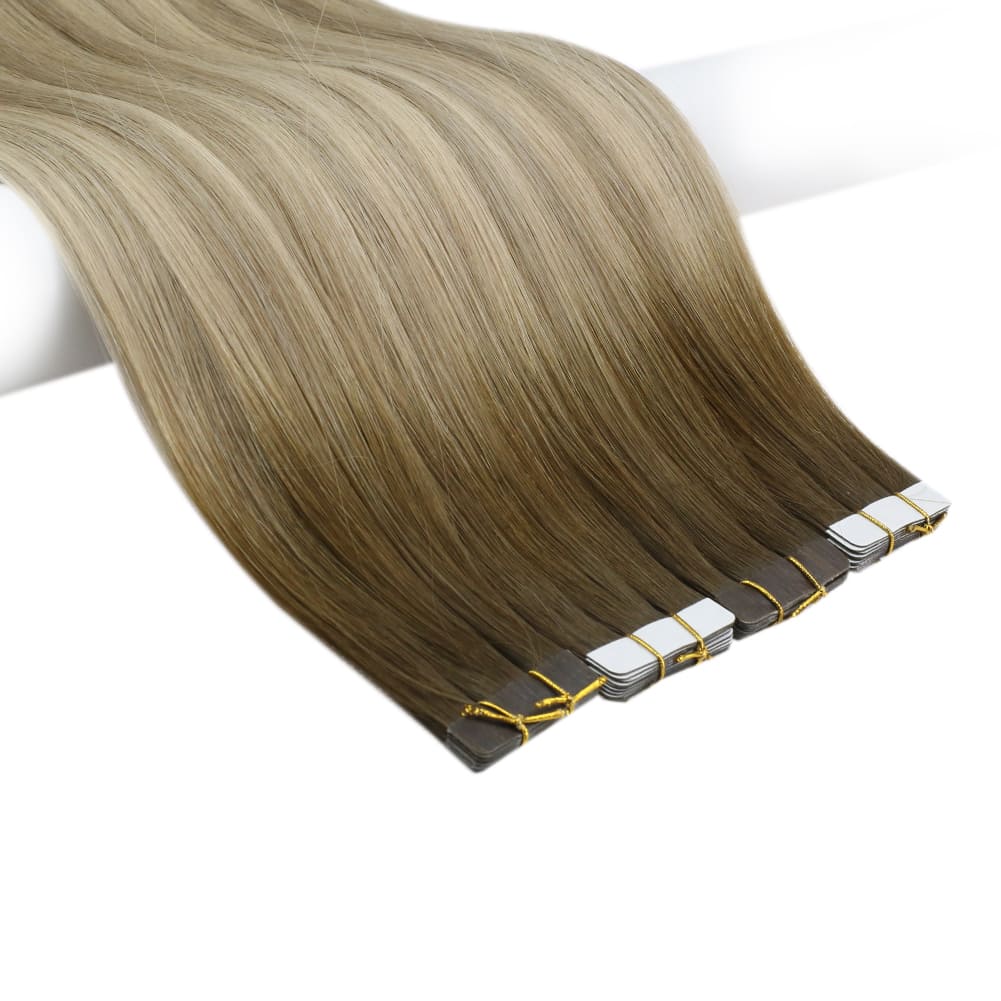 tape in hair extensions silky straight