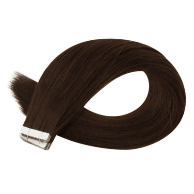 silky straight virgin tape in hair