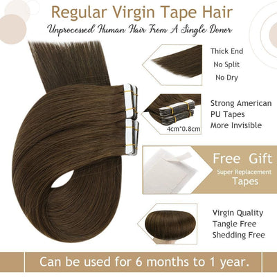 full thick hair extensions tape in