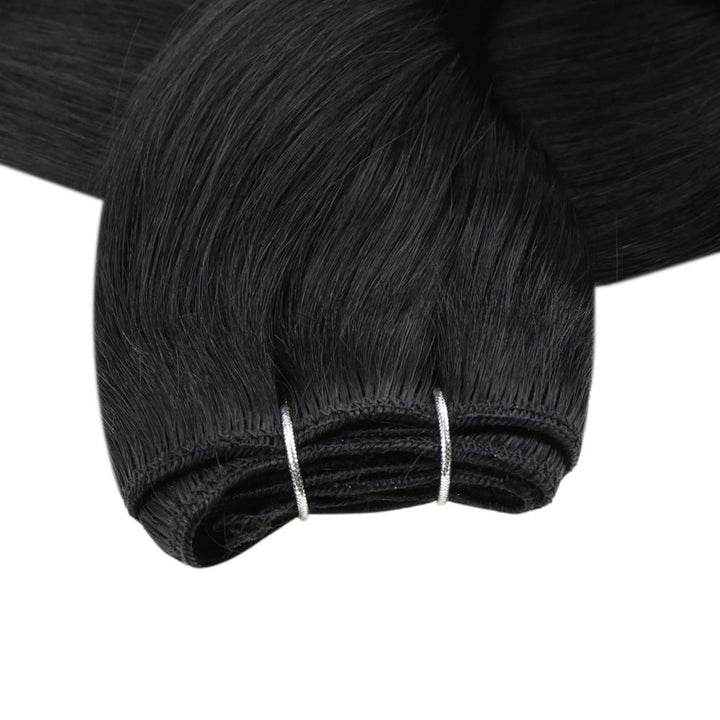 real human virgin hair weft